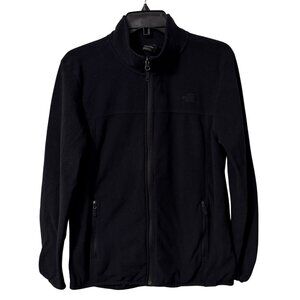 Women's The North Face TKA Glacier Full-Zip Fleece Jacket Size Large Black